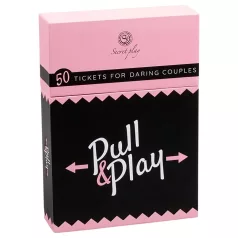   Secret Play Pull & Play - erotisches Kartenspiel für Paare (50 Karten) - in 7 Sprachen