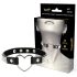 Coquette – Schwarzes Strass-Choker mit Herzanhänger