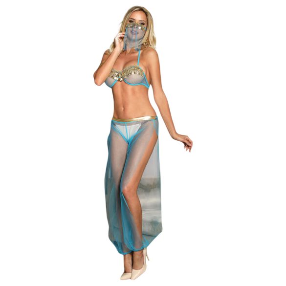 Subblime - Indischer Stil durchsichtiges Kostüm - (blau) - L/XL