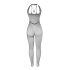 Subblime 951788 - Tief ausgeschnittener Netz-Overall - Schwarz - S-L