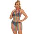 Subblime 952341 - Halsbandausschnitt, Netzkleid im Regenbogen-Design - S-L