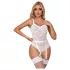Subblime 954291 - Kettenhemd, transparentes Body-Set - Weiß (L-XL)