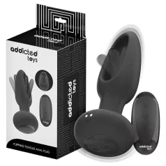 Addicted Toys - Beweglicher Zungen-Analdildo (Schwarz)
