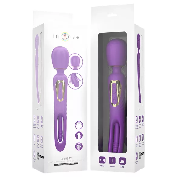 Intense Christy - Beweglicher Zungenmassage-Vibrator (Lila)