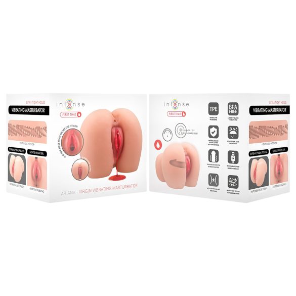 Intense First Time Ariana - Lebensechter, vibrierender Jungfern-Masturbator (natur)