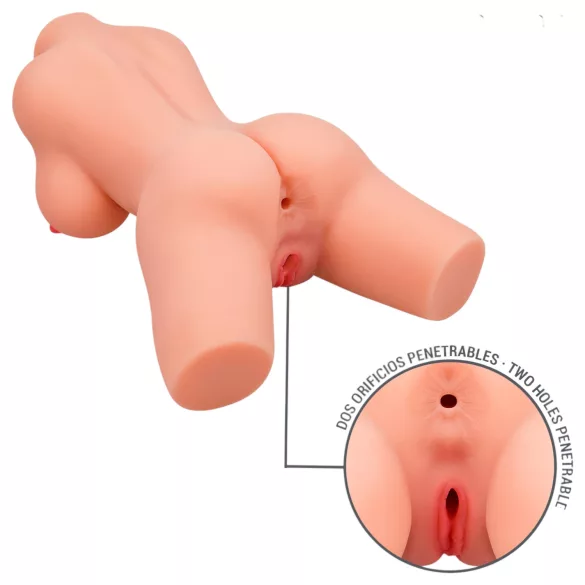 Intense Deep Touch Jesse - naturgetreuer Torso-Masturbator (natur)