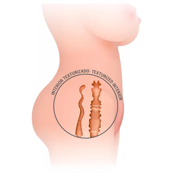 Intense Deep Touch Jesse - naturgetreuer Torso-Masturbator (natur)