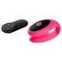 Virgite - ferngesteuerter Paarvibrator (schwarz-pink)