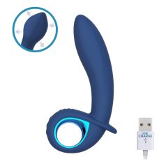 INTOYOU Palha - aufblasbarer Vibrator mit Akku (blau)