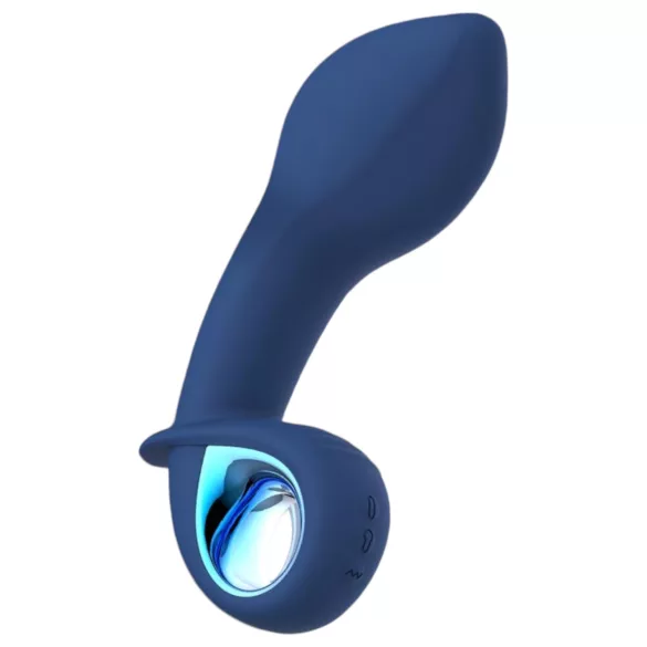 INTOYOU Palha - wiederaufladbarer, aufblasbarer Vibrator (blau)