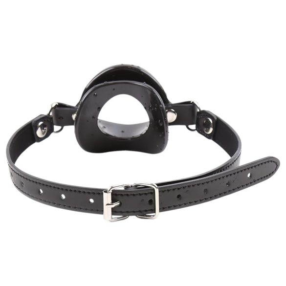 Latetobed - Silikon-Mundknebel in Lippenform (schwarz)