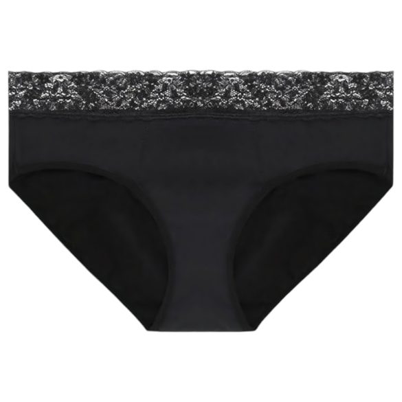Adalet Natura Super - Menstruationsslip (Schwarz)