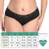 Adalet Natura Super - Menstruationsslip (Schwarz)