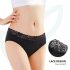 Adalet Natura Super - Menstruationsslip (Schwarz)