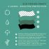 Adalet Natura Super - Menstruationsslip (Schwarz)