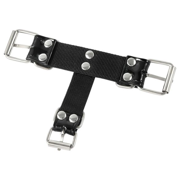 Latetobed - Halsband mit Nasenhaken (schwarz)