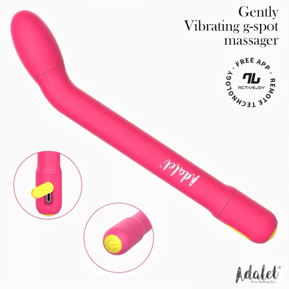 Adalet Gently - intelligenter G-Punkt- und Prostata-Vibrator (rosa)