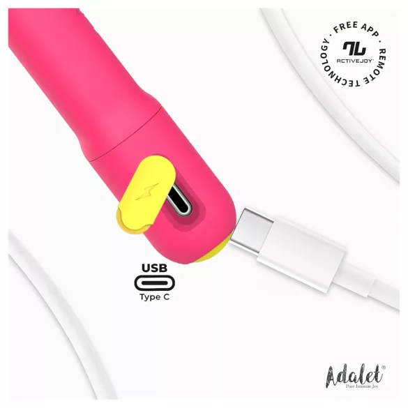 Adalet Gently - intelligenter G-Punkt- und Prostata-Vibrator (rosa)