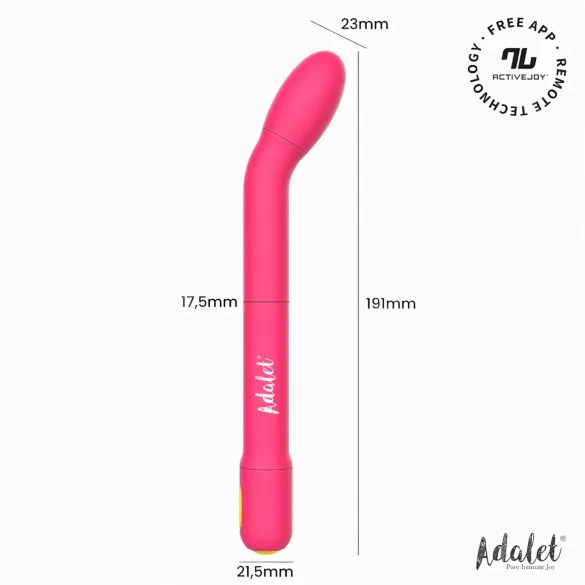 Adalet Gently - intelligenter G-Punkt- und Prostata-Vibrator (rosa)