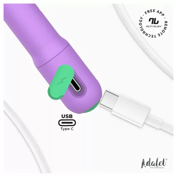 Adalet Gently - Intelligenter G-Punkt- und Prostata-Vibrator (Lila)