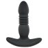 Playboy – Akku Analdildo mit Stoßfunktion (schwarz)