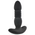 Playboy – Akku Analdildo mit Stoßfunktion (schwarz)