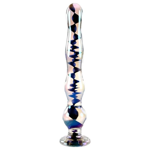Playboy Jewels - Wellenform Glasdildo (transparent)
