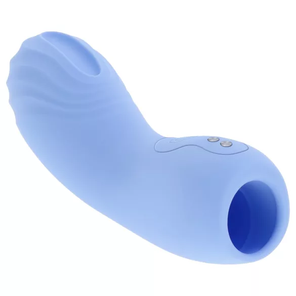 Evolved - Texturierter Fingervibrator (Blau)