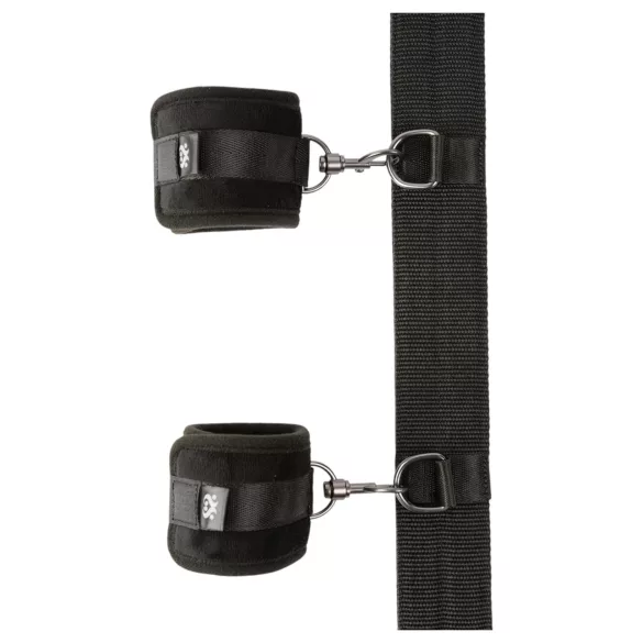 Sei Mio - Spreizstange mit Fesseln (schwarz)