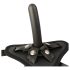 Sei Mio - Strap-On Dildo mit Harness - 12,5 cm (Schwarz)