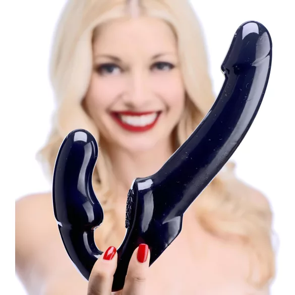 Strap U Revolver - Umschnalldildo ohne Halteriemen (schwarz)