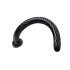 Hosed Spiral Anal Snake 19 - Anal Dildo mit Saugnapf (Schwarz)