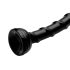 Gerippte Anal-Schlange 18 - Dünner Dildo (schwarz)
