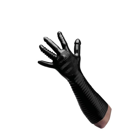 Pleasure Fister - Strukturierter Fisting-Handschuh (Schwarz)