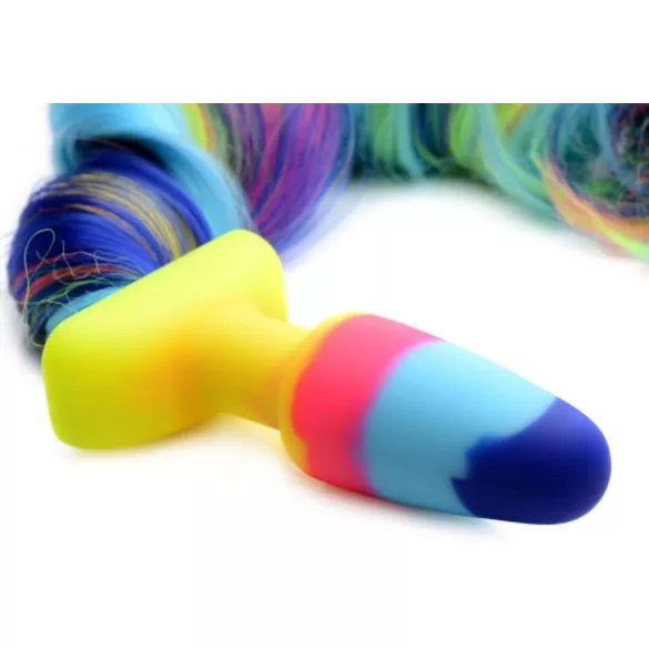 TAILZ - Einhorn Silikon Anal Plug (Regenbogen)