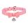 Master Series Golden Kitty - Halsband mit Schleife und Glöckchen (Rosa)