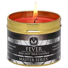XR Brands - Fever - Paraffin-Körperkerze (rot, 120 g)