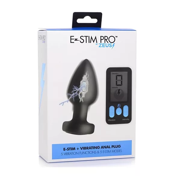 XR Brands - Zeus - Funk E-Stim Analvibrator (schwarz)