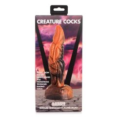   Creature Cocks Ravager - texturiertes Silikondildo - 20cm (Orange)