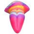 Glühende Zunge - Silikondildo 21 cm