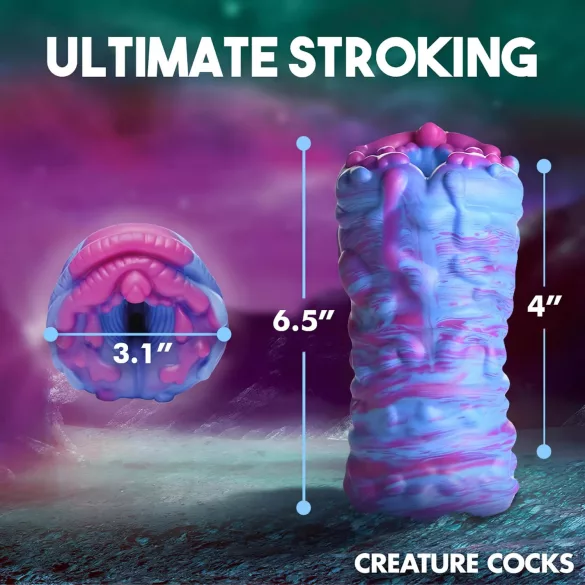 Creature Cocks Cyclone - Silikon Alien-Masturbator (lila-pink)