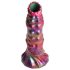 Creature Cocks Larva - Alien-Dildo mit Oviposition (Regenbogen)