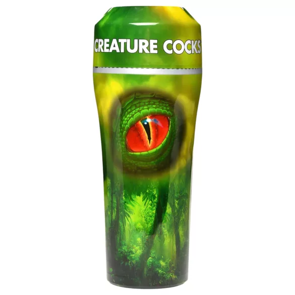 Creature Cocks Raptor - Reptilienkünstlermuschiehülle (schwarz-grün)