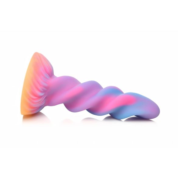 Creature Cocks Moon Rider - leuchtendes Einhorn-Dildo (lila-pink)