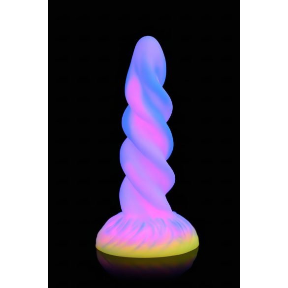 Creature Cocks Moon Rider - leuchtendes Einhorn-Dildo (lila-pink)