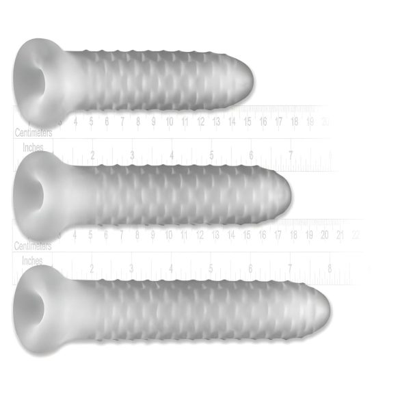 Fat Boy Checker Box - Penishülle (17cm) - weiß