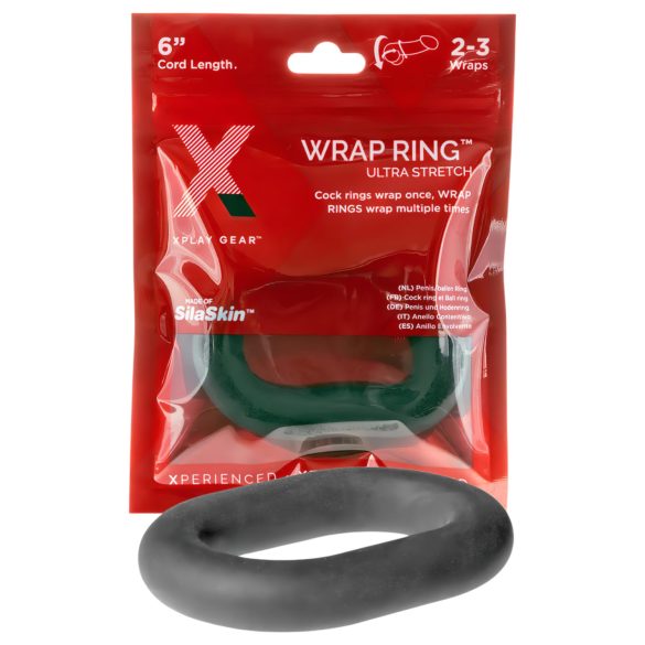 Perfect Fit Ultra Wrap 6 - dicke Penisring - Schwarz (15 cm)