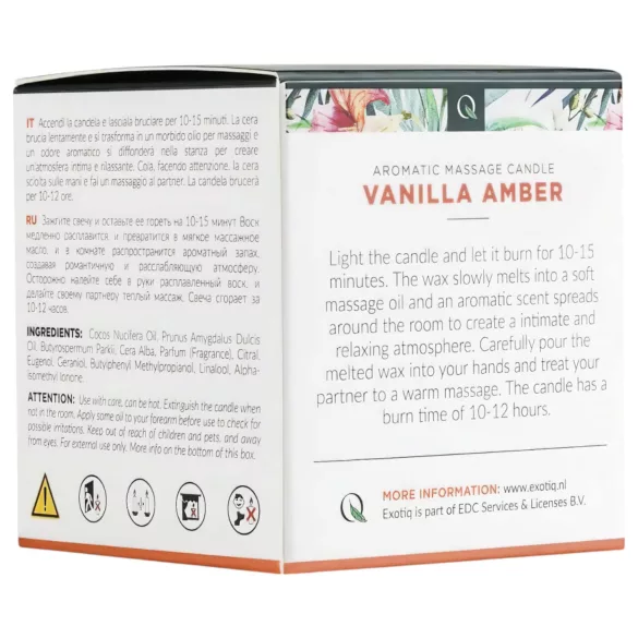 Exotiq - Massagekerze - Vanille-Amber (60g)
