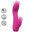 Loveline - gebogener Mini-Vibrator mit Häschen (rosa)