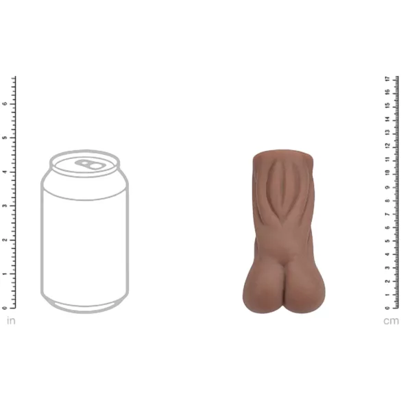 XKIN Naughty Nurse Riley - lebensechter Masturbator mit künstlicher Vagina (dunkles Naturhaut‑Design)